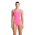 Arena Women's Solid Team Swimsuit Tech Back Multi MaxLife Open Back Bathing Suit Athletic Swimwear