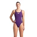 Arena Women's Solid Team Swimsuit Tech Back Multi MaxLife Open Back Bathing Suit Athletic Swimwear