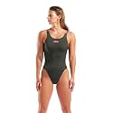 Arena Women's Solid Team Swimsuit Tech Back Multi MaxLife Open Back Bathing Suit Athletic Swimwear