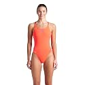 Arena Women's Solid Team Swimsuit Tech Back Multi MaxLife Open Back Bathing Suit Athletic Swimwear