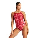 Arena Women's Standard Country Flags Light Drop Back MaxLife One Piece Swimsuit