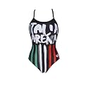 Arena Women's Standard Country Flags Light Drop Back MaxLife One Piece Swimsuit