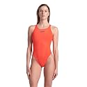 Arena Womens Solid Team Swimsuit Swim Tech Back MaxLife Open Back Bathing Suit Athletic Swimwear