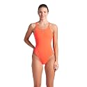 Arena Womens Solid Team Swimsuit Swim Tech Back MaxLife Open Back Bathing Suit Athletic Swimwear