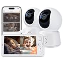 ARENTI Baby Monitor with Camera and Audio B2 Set, 2.4G WiFi with Phone App