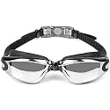 AREO Swim Silicone Anti-Fog Swimming Goggles | Adult Prescription Optical Myopia Goggles -2 Power | UV Protection Waterproof Eyewear | Comfortable Swim Goggles for Men &amp; Women