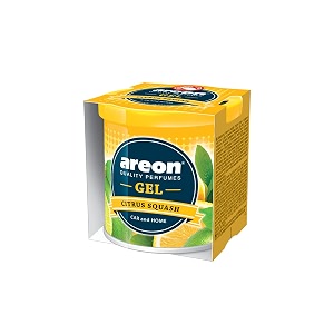 areon gel can 80g citrus squash  long lasting fragrance  environment friendly gel  refresh every interior - car office or your home eliminate odors and refresh the air