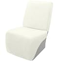 Arfntevss Sectional Recliner Couch Covers Velvet Corner Sectional Sofa Cover for Reclining Couch Stretch Soft L Shape Recliner Slipcover Washable Additional Seat Protector (1 Seat Cover, Cream)