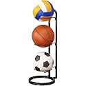 ARHAT ORGANIZERS Sports Ball Stand | Portable and Multiple Stand for Football, Basketball and Volleyball| 3-Tier Cube Garage Sports Organizer Indoor