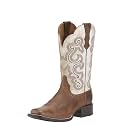 ARIAT Unisex Youth Hybrid Rancher Wide Square Toe Western Boot