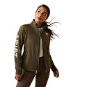 Ariat Women's New Team Softshell Jacket – Wind and Water Resistant Jacket