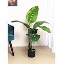 ARICK DECOR 4ft Artificial Bird of Paradise Fake Plants Indoor Faux Tropical Palm Potted Dypsis Lutescens for Home Office Decor Housewarming (120,cm,Pack)