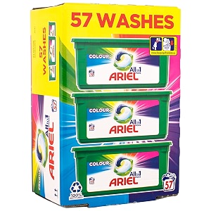 ariel all in 1 liquid detergent pods 5839s colours