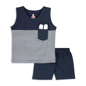 ariel baby boys amp baby girls cotton printed round neck half sleeve t-shirt amp short sets