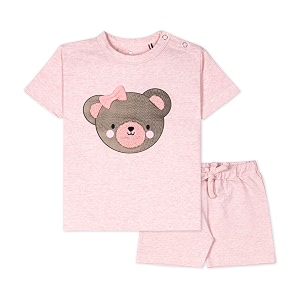 ariel baby boys amp baby girls cotton printed round neck half sleeve t-shirt amp short sets