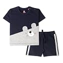 ARIEL Baby Boys &amp; Baby girls Cotton Printed Round Neck Half Sleeve T-shirt &amp; Short Sets