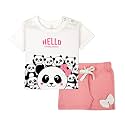 ARIEL Baby Boys &amp; Baby girls Cotton Printed Round Neck Half Sleeve T-shirt &amp; Short Sets
