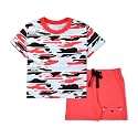 ARIEL Baby Boys &amp; Baby girls Cotton Printed Round Neck Half Sleeve T-shirt &amp; Short Sets