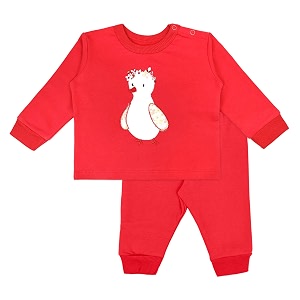 ariel cotton fleece clothing sets for boys amp girls - unisex winter clothing sets full sleeve t-shirt amp pant