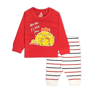 ariel cotton fleece clothing sets for boys amp girls - unisex winter clothing sets full sleeve t-shirt amp pant