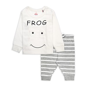 ariel cotton fleece clothing sets for boys amp girls - unisex winter clothing sets full sleeve t-shirt amp pant