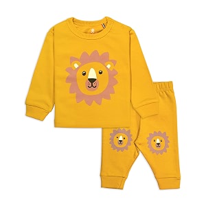 ariel cotton fleece clothing sets for boys amp girls - unisex winter clothing sets full sleeve t-shirt amp pant