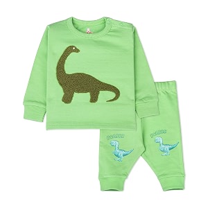 ariel cotton fleece clothing sets for boys amp girls - unisex winter clothing sets full sleeve t-shirt amp pant