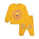 ARIEL Cotton Fleece Clothing Sets for Boys &amp; girls - Unisex Winter Clothing sets Full Sleeve T-shirt &amp; Pant