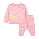ARIEL Cotton Fleece Clothing Sets for Boys &amp; girls - Unisex Winter Clothing sets Full Sleeve T-shirt &amp; Pant