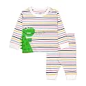 ARIEL Cotton Fleece Clothing Sets for Boys &amp; girls - Unisex Winter Clothing sets Full Sleeve T-shirt &amp; Pant