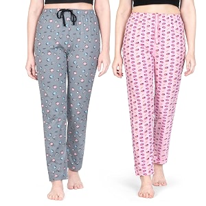ARIEL Womens Cotton Printed Pyjama pack of