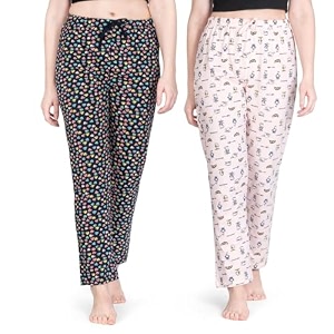 ARIEL Womens Cotton Printed Pyjama pack of
