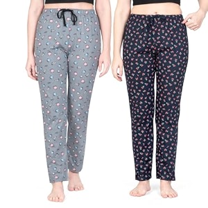 ARIEL Womens Cotton Printed Pyjama pack of