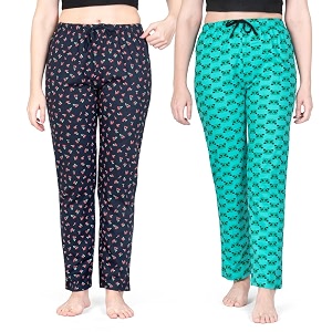 ARIEL Womens Cotton Printed Pyjama pack of