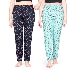 ARIEL Womens Cotton Printed Pyjama pack of