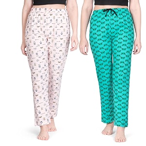 ARIEL Womens Cotton Printed Pyjama pack of