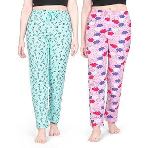 ARIEL Womens Cotton Printed Pyjama pack of