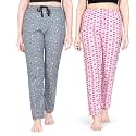 ARIEL Women39s Cotton Printed Pyjama pack of