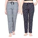 ARIEL Women39s Cotton Printed Pyjama pack of