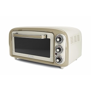 ariete 979 design electric oven for 30 cm pizza plate 1380w beige - 18 l