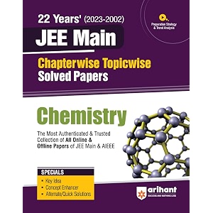 arihant 22 years39 chapterwise topicwise 2023-2002 jee main solved papers chemistry