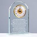 Arikyrist Glass Clock Gifts for Grandma from Grandkids, Birthday Gifts for Grandma from Granddaughter, to My Grandmother Glass Keepsake Great Grandma Gifts Idea on Mothers Day Christmas Valentine