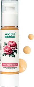 arish bio-natural anti aging serum  youth-enhancing face serum with hydrating ingredients  collagen boosters  fights signs of aging for all skin types