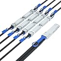 for Arista CAB-D-8S-200G-2M, 200G QSFP-DD to 8x SFP28 DAC Cable, 2m/6.6ft