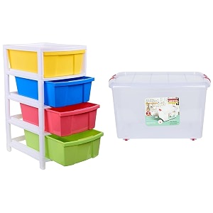 aristo everest multipurpose 4 drawer plastic modular aristo chest storage organizer 305 x 39 x 61 cm amp aristo multipurpose plastic storage container box with wheels 45 ltr clear rectangular
