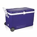 Aristo Insulated Chiller Ice Box with Plug & Wheel|Standard Size for Travel Party Bar Ice Cubes | Cold Drinks | Medical Purpose |110 Litre |Color May Vary