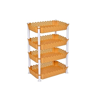 aristo plastic storage rack 4 shelfs purple 1 piece medium vr10934