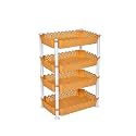 ARISTO Plastic Storage Rack 4 Shelfs, Purple (1 Piece), Medium (VR10934)