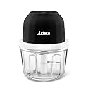 Aristo Rechargeable Wireless Electric Cordless Chopper, Stainless Steel Blades, One Touch Operation, 10 Seconds Chopping, Mincing Vegetable, Meat - 350 ML, 30 Watts, Black