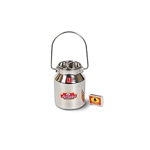 aristo vr7649 stainless steel oil container - 1000ml 1 -piece silver